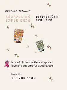 Pink, Bedazzling Experience Monday’s tray