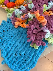 Finger Crochet  - Finger Crochet - Scarf  ARTSPACE