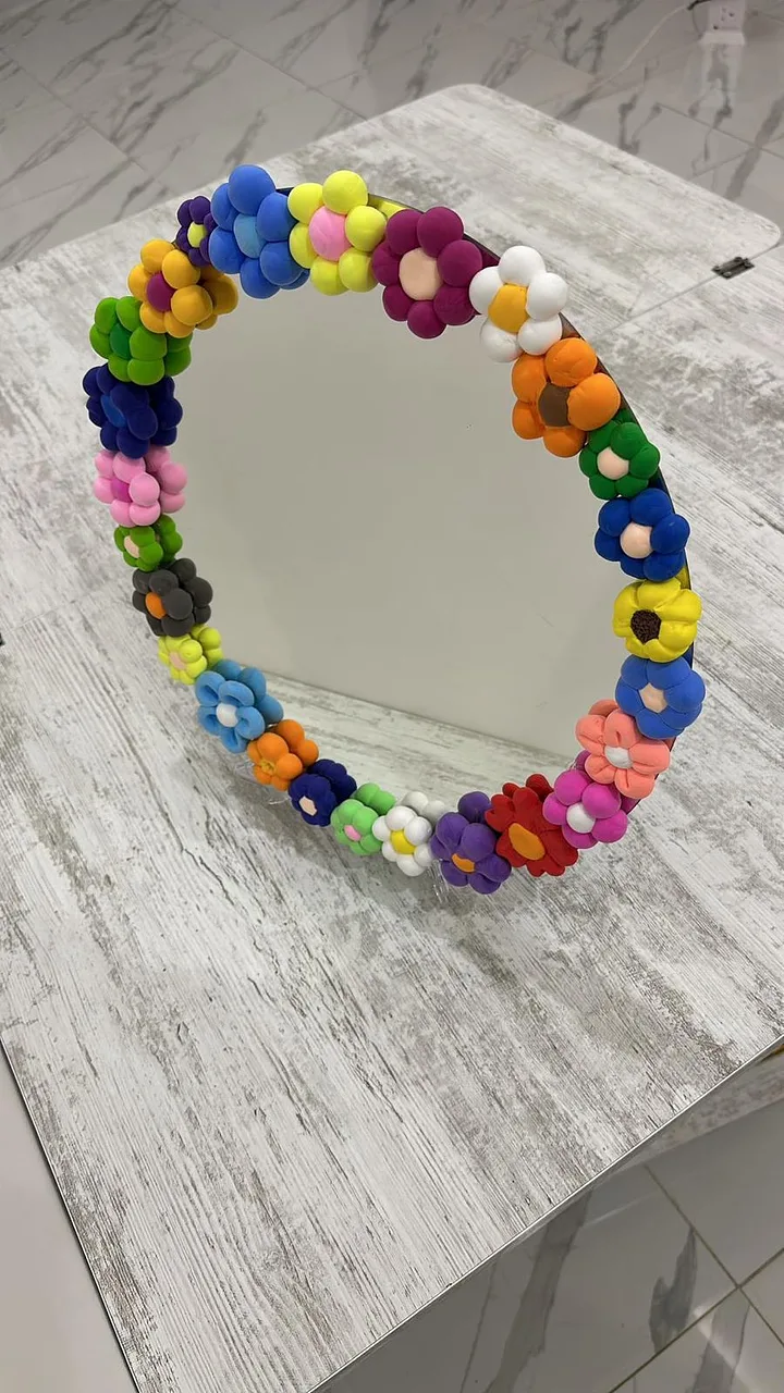 تزيين المرايا - Mirror Decoration By أكاديمية الحرف