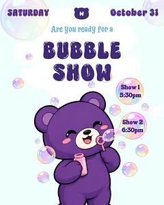Bubble Show Hooray!  |  !هـوراي