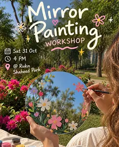 Slow Down & Paint Your Own Mirror Amel Eisa | Holistic Healing