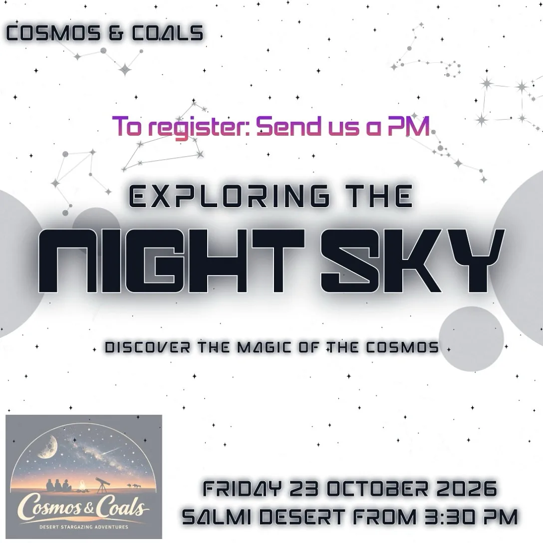 Stargazing journey in the Salmi Desert By Advance Space Civilization Initiative - Friday 23 Oct, 2026