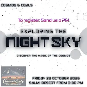 Stargazing journey in the Salmi Desert Cosmos & Coals
