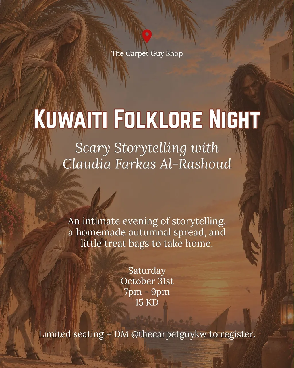 Kuwaiti Folklore Night By Claudia - Saturday 31 Oct, 2026