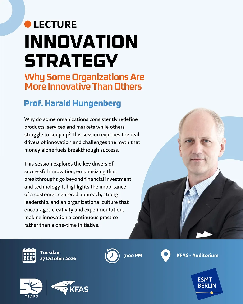 Innovation Strategy: Why Are Some Organizations More Innovative Than Others? By KFAS - Tuesday 27 Oct, 2026