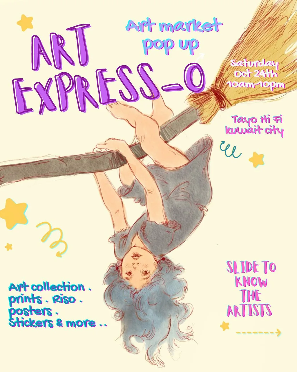 Join us for a magical Art Market Pop Up By Tayo Hi-Fi - Saturday 24 Oct, 2026