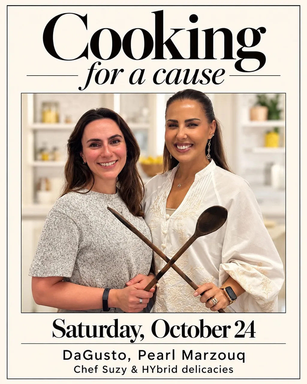الطبخ من أجل قضية! By Da Gusto - Cucina Italiana - Saturday 24 Oct, 2026