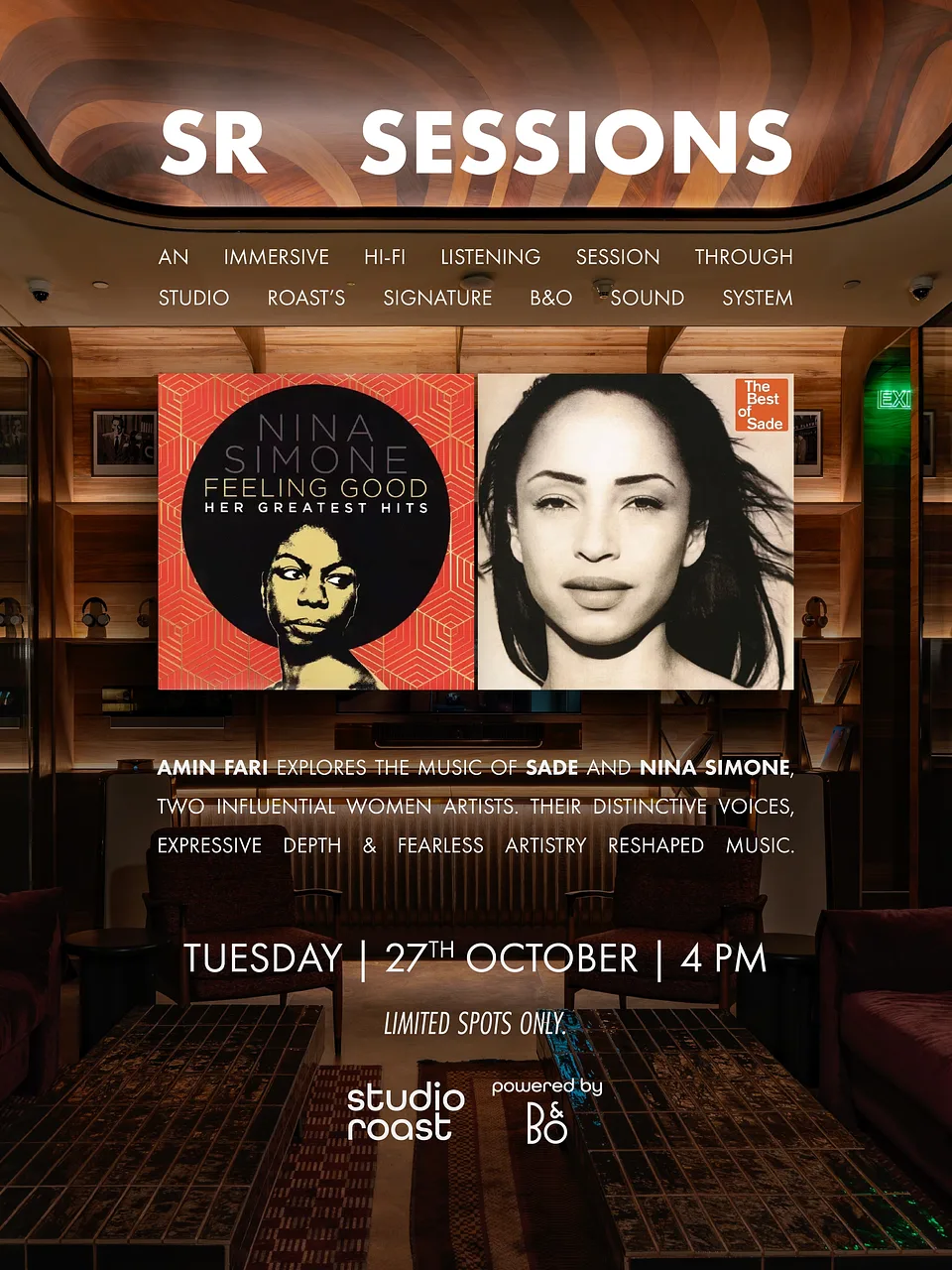 Amin Fari explores the music of Sade and Nina Simone By Ameen Fari - Tuesday 27 Oct, 2026