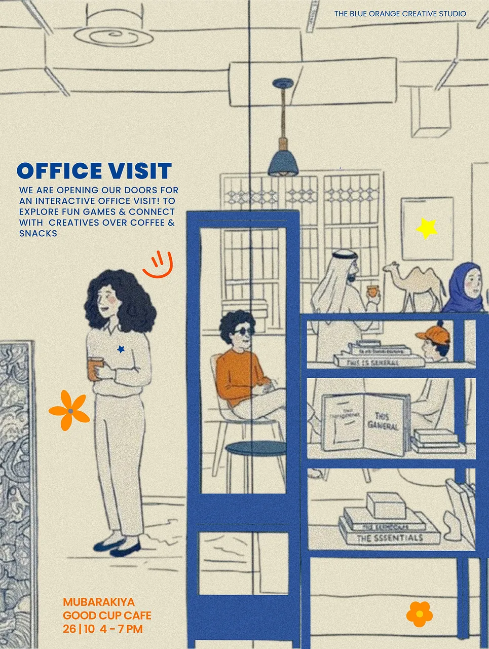 Office Visit By The blue orange creative studio - Monday 26 Oct, 2026