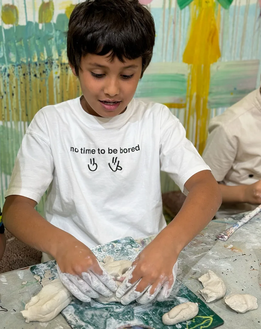 Clay Sculpting (Ages 7+) - Punch & Paint  (Ages 8-12) By ARTSPACE