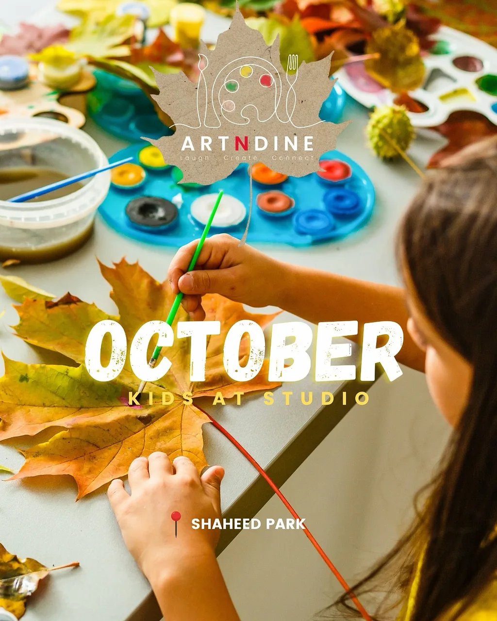 Art N Dine October Kids Workshops By Art N Dine - Saturday 24 Oct, 2026