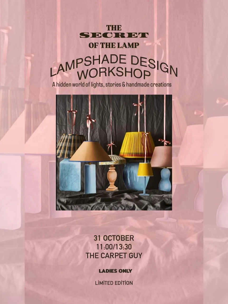 Lampshade Design Workshop By Joshua Guzmán - Saturday 31 Oct, 2026