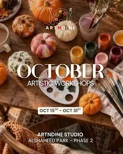 Art N Dine October Workshops - Part 2 Art N Dine